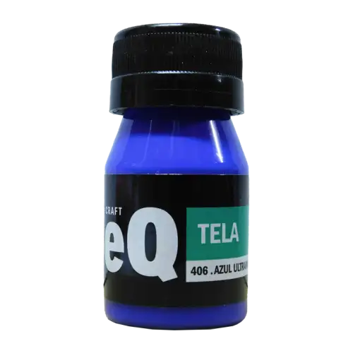 PINTURA PARA TELA AZUL ULTRAMAR 37CC EQ