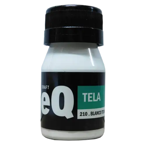 PINTURA PARA TELA BLANCO TITANIO 37CC EQ