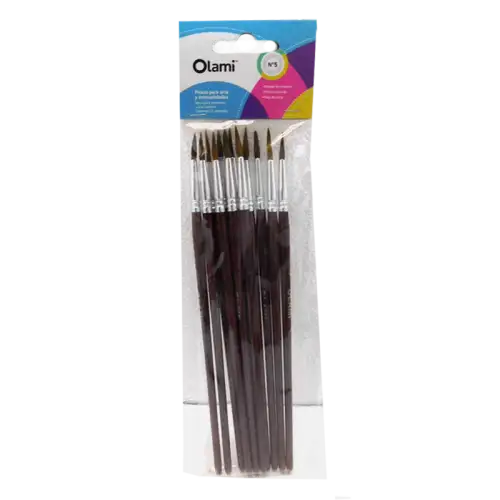 PINCEL REDONDO PONY N5 OLAMI X12U