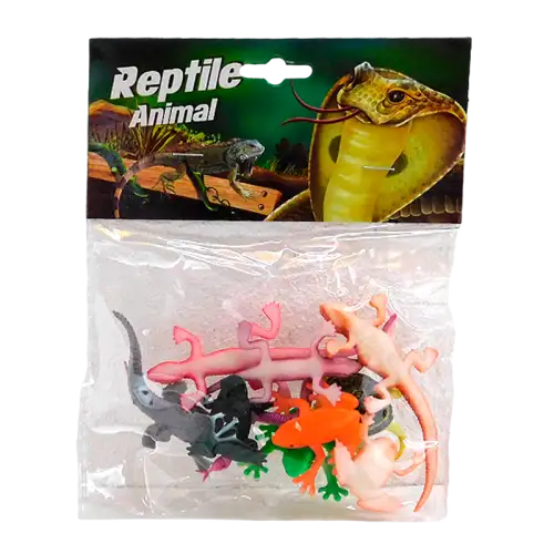 ANIMALES DE GOMA X10PCS