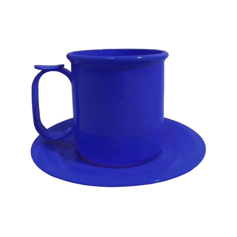 SET DE JARDIN JARRO/PLATO AZUL RAE