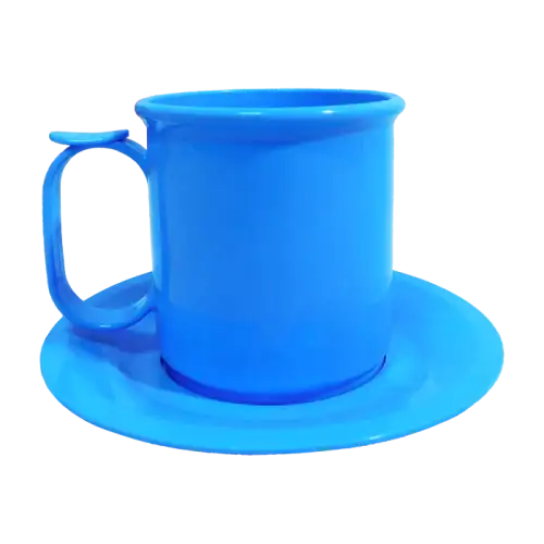 SET DE JARDIN JARRO Y PLATO CELESTE RAE