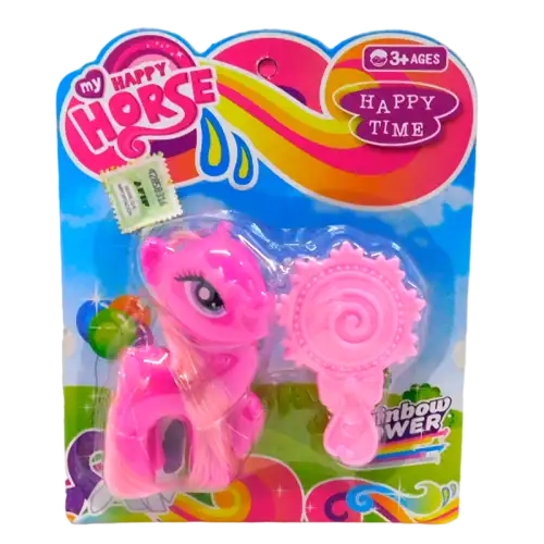 PONY CON CEPILLO BLISTER