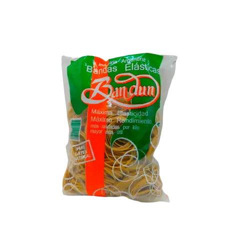 BANDAS ELASTICAS BANDUN 250GR NATURAL