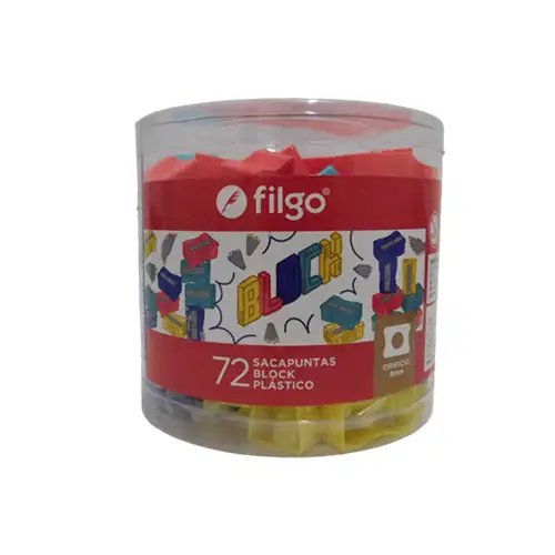 SACAPUNTAS PINTO BLOCK X72 FILGO