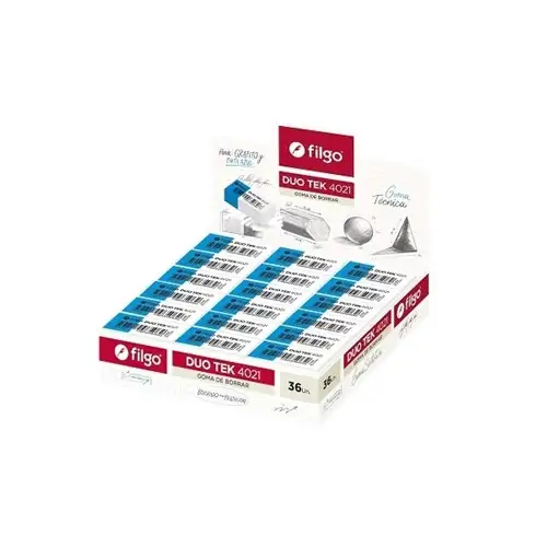 GOMA DE BORRAR DUO TEK 4021  X36U FILGO