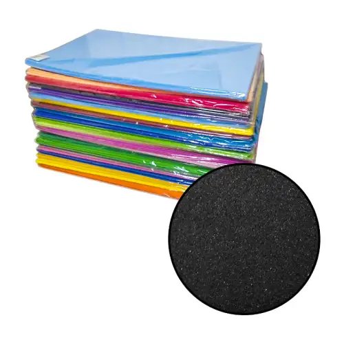 GOMA EVA REXON 40X60CM NEGRO PACK X10