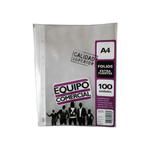 FOLIO A4 EC  EXTRA FUERTE X 100U