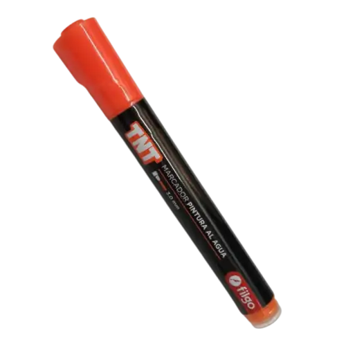 MARCADOR PINTURA AL AGUA TNT 3.0 NARANJA X1 FILGO