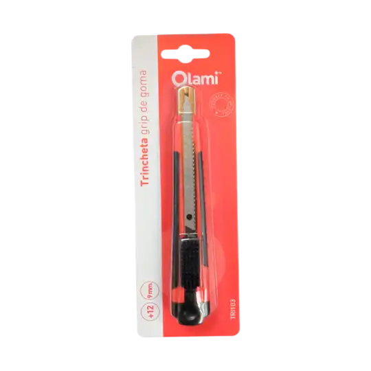 TRINCHETA GRIP GOMA 9MM CON GUIA METAL