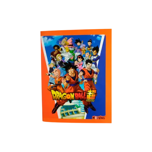 CUADERNO MOOVING 16X21 48HJS T/FLEX DRAGON BALL