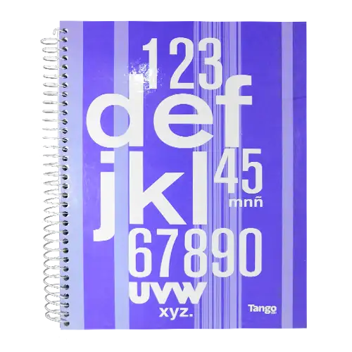 CUADERNO TANGO 21X27 80HJS CUADRICULADAS ESPIRAL