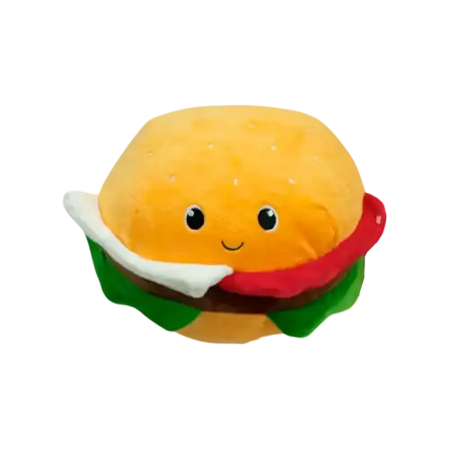 PELUCHE FORMA DE ALIMENTOS HAMBURGUESA