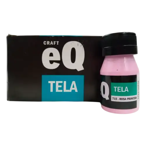 PINTURA PARA TELA ROSA PRINCESA 37CC EQ