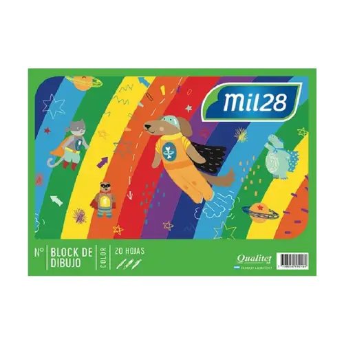 BLOCK DIBUJO N6 COLOR MIL28