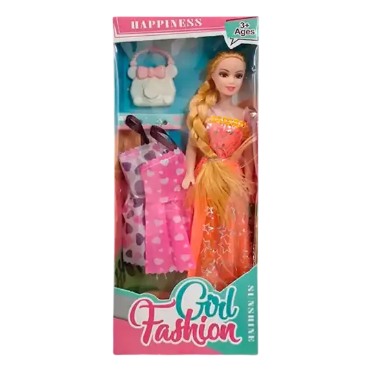 MUNIECA CON ACCESORIOS EN CAJA