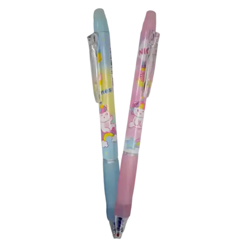 BOLIGRAFO BORRABLE RETRACTIL UNICORNIO