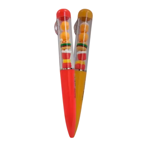 BOLIGRAFO FAST FOOD CON MINIATURA RETRACTIL