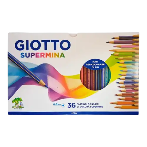 LAPICES DE COLORES GIOTTO SUPERMINA X36