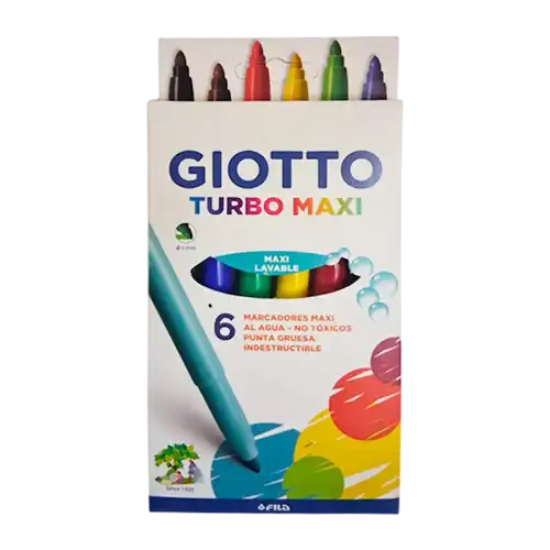 MARCADORES GIOTTO TURBO MAXI X6