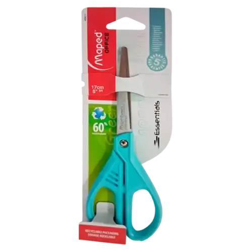 TIJERA MAPED 17CM ESSENTIAL GREEN  TURQUESA