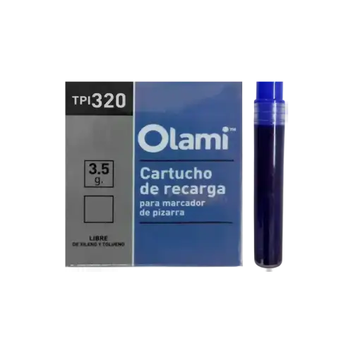 CARTUCHO AZUL PARA MARCADOR DE PIZARRA X1 OLAMI