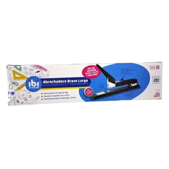 ABROCHADORA DE MESA BRAZO LARGO 200HJS IBICRAFT