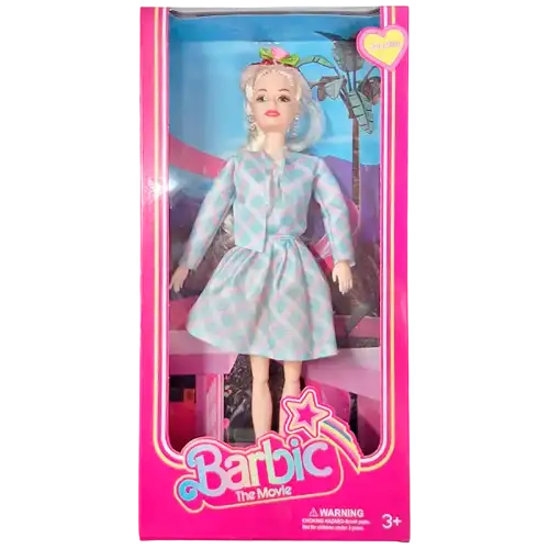 MUNIECA FLACA CON SOMBRERO EN CAJA