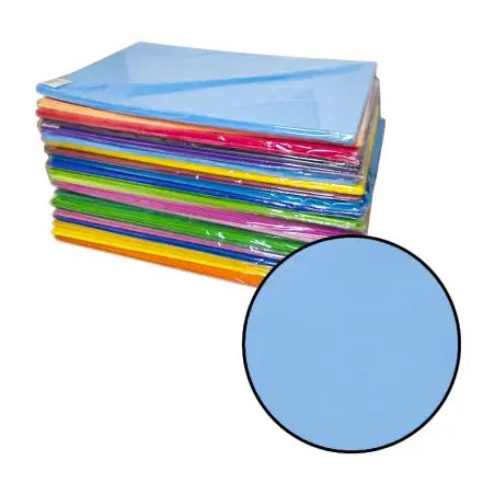 GOMA EVA REXON 40X60CM CELESTE CLARO PACK X10