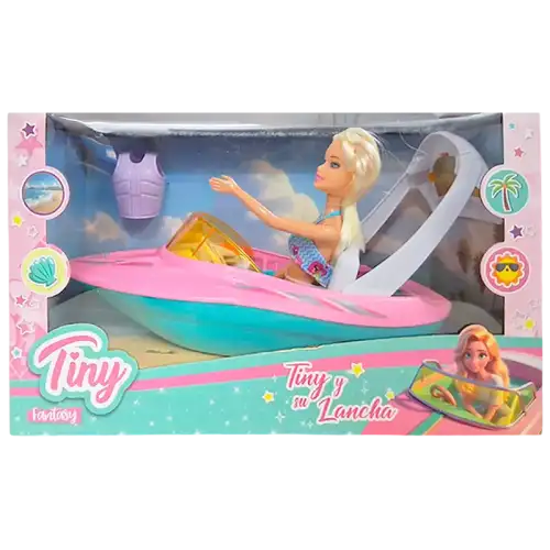 MUNIECA TINY Y SU LANCHA