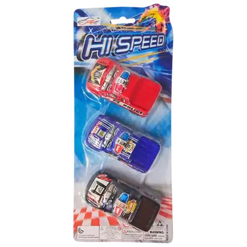 AUTOS X3 PCS EN BLISTER