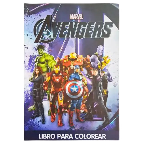 LIBRO GDE PARA COLOREAR HEROES CBA