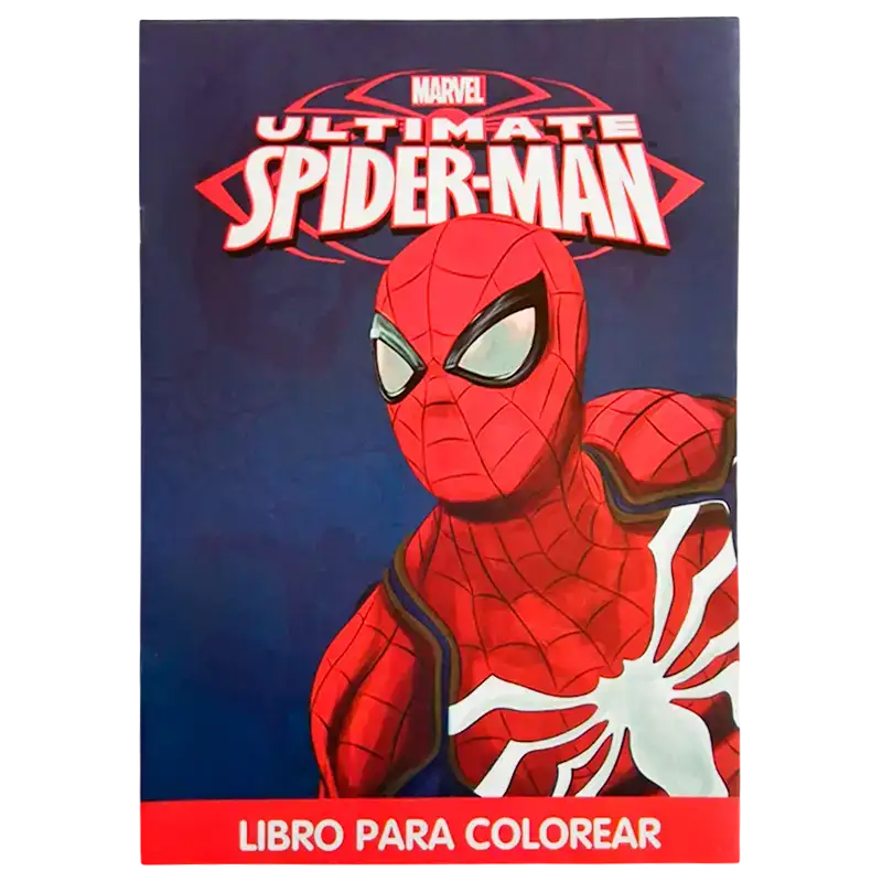LIBRO GDE PARA COLOREAR SPIDER MAN CBA