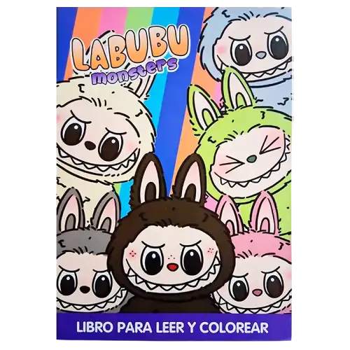LIBRO GDE PARA COLOREAR LABUBU CBA