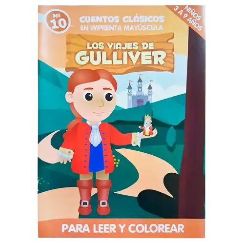 CUENTO GDE PARA COLOREAR VIAJE DE GULLIVER CBA