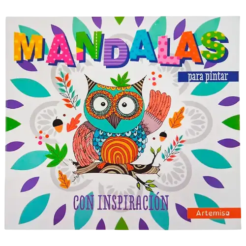 MANDALAS PARA PINTAR CON INSPIRACION BUHO