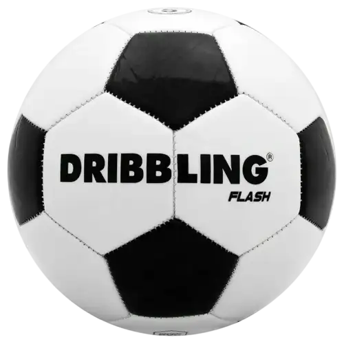 PELOTA DE FUTBOL FLASH N5 DRB BLANCO NEGRO