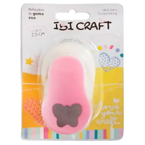 PERFORADORA ARTISTICA PARA GOMA EVA 25MM MARIPOSA