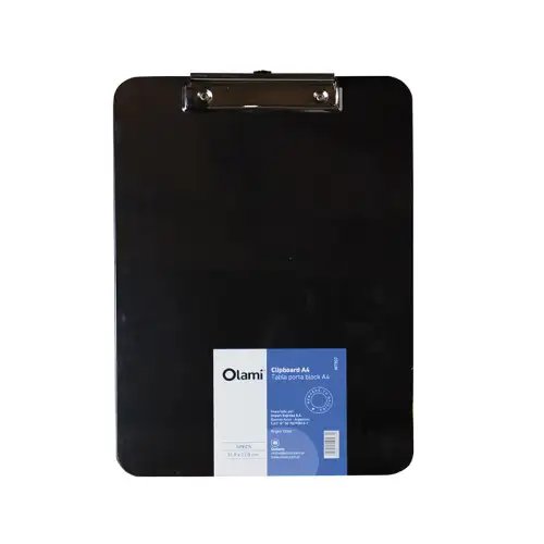 PORTA BLOCK PLASTICO A4 OLAMI