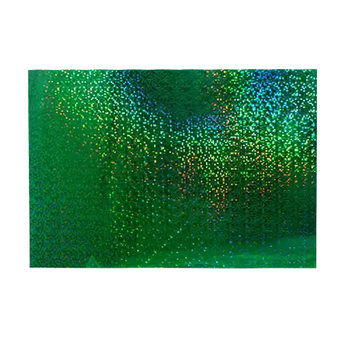 CARTULINA HOLO GLITTER VERDE  X1 REXON