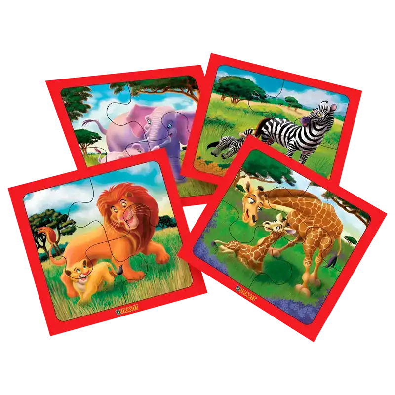 PUZZLE X4 PZAS ZOO CHICO DURAVIT