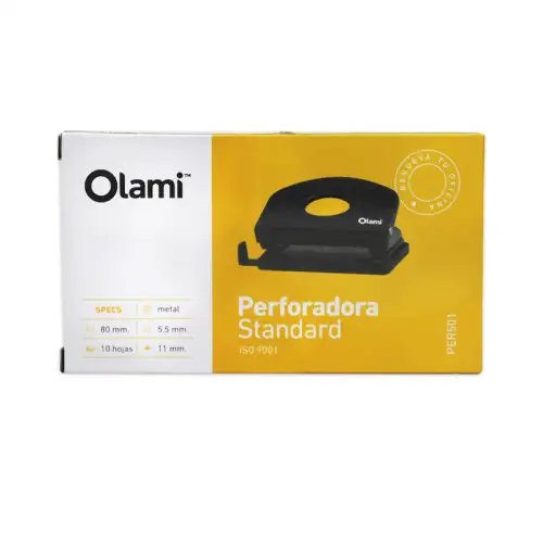 PERFORADORA PARA 12 HOJAS CAJA OLAMI