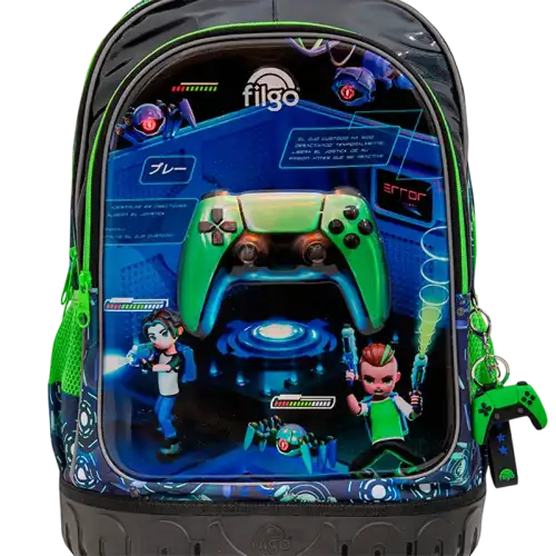 MOCHILA 3D 18 CARRO FILGO GAMER