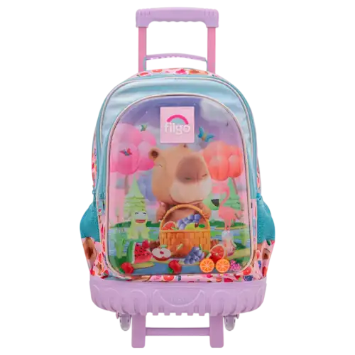 MOCHILA 3D 18 CARRO FILGO CAPIBARA