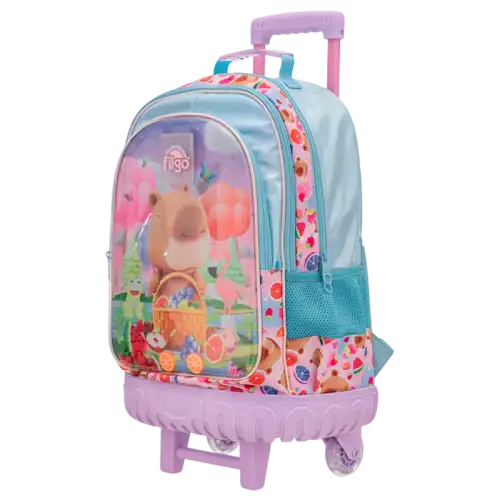 MOCHILA 3D 18 CARRO FILGO CAPIBARA