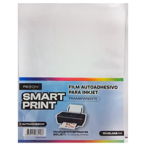 FILM ADHES INKJET TRASP. A4 X10 REXON