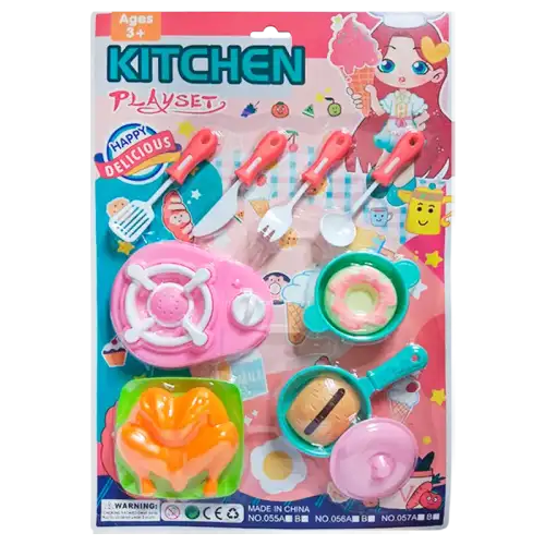 JUEGO DE COCINA X 12 PCS BLISTER