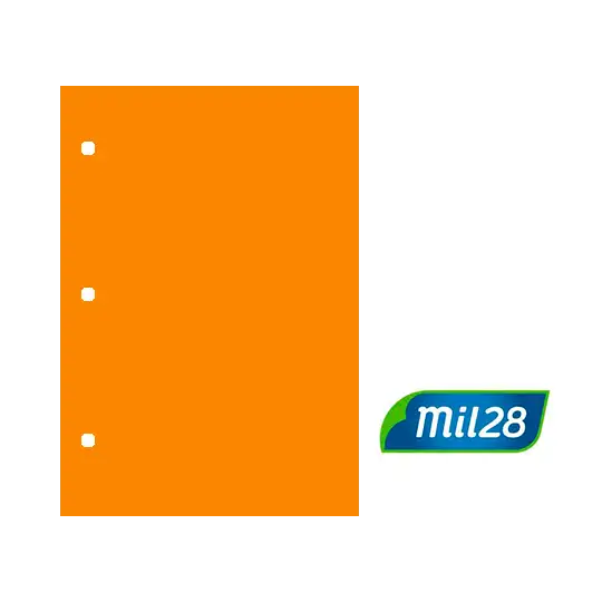 SEPARADOR DE CARTULINA N3 NARANJA MIL28