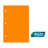 SEPARADOR DE CARTULINA N3 NARANJA MIL28